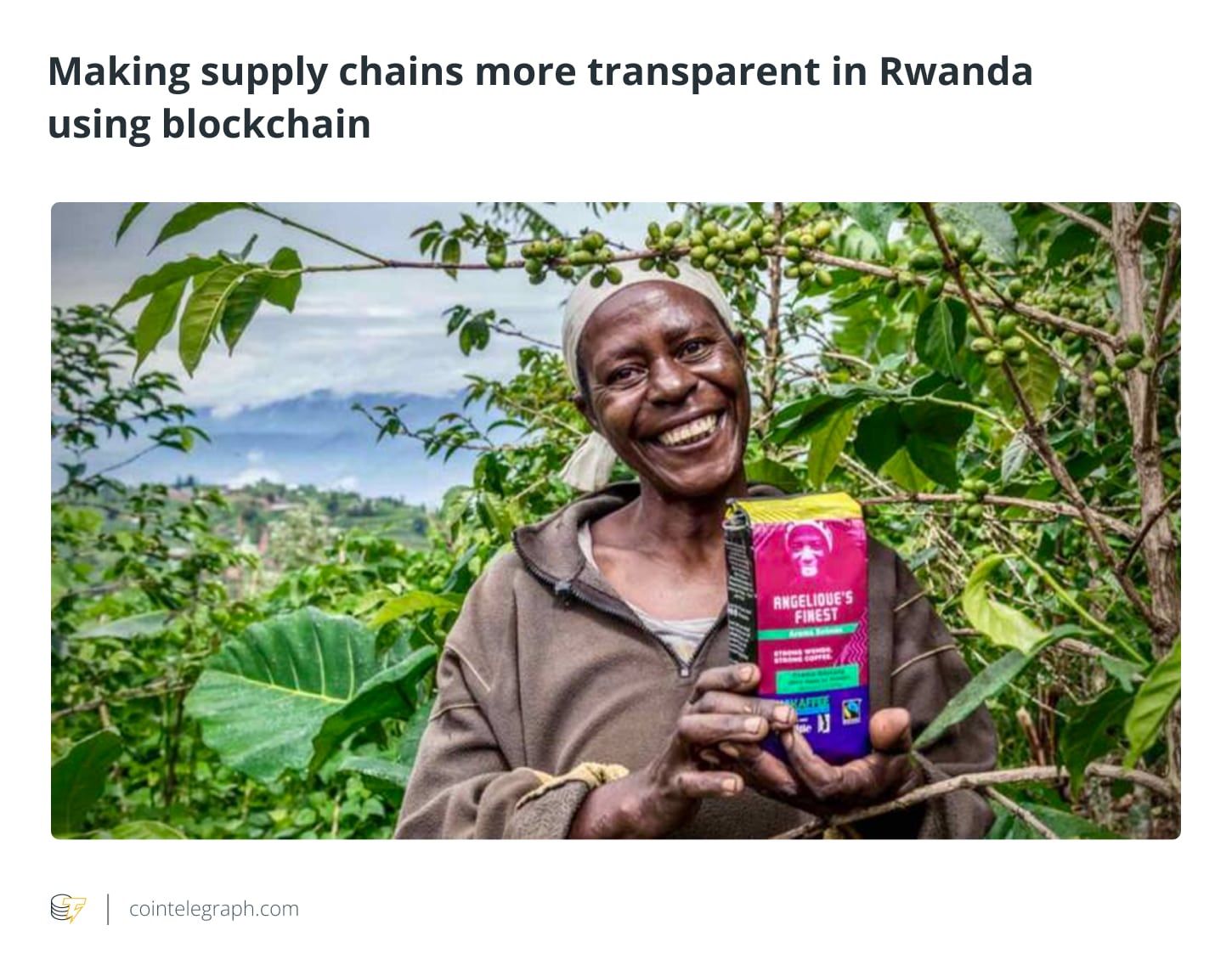 Making supply chains more transparent in Rwanda using blockchain