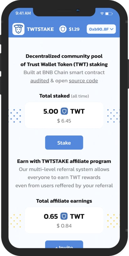 twtstake for twt token staking